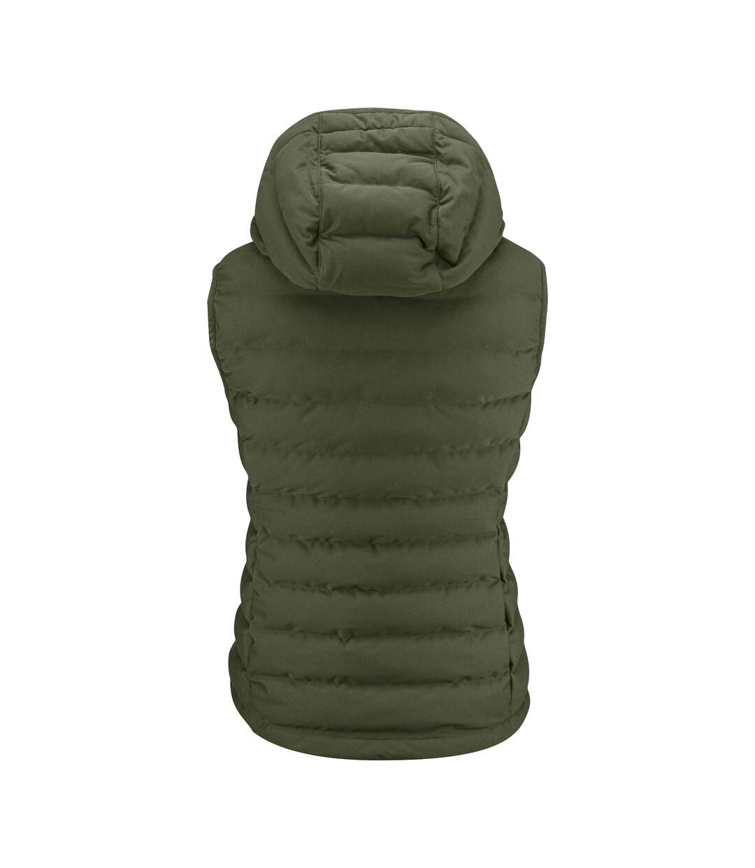 Womens/ladies Woodlake Heights Padded Gilet Moss Green James Harvest-2