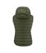 Womens/ladies Woodlake Heights Padded Gilet Moss Green James Harvest-2