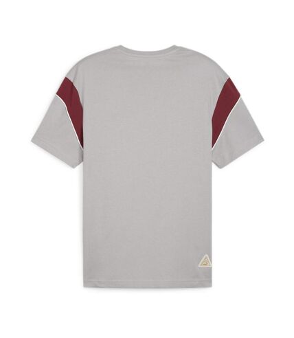 AC Milan T-shirt Gris/Bordeaux Homme Puma Ftblarchive - L