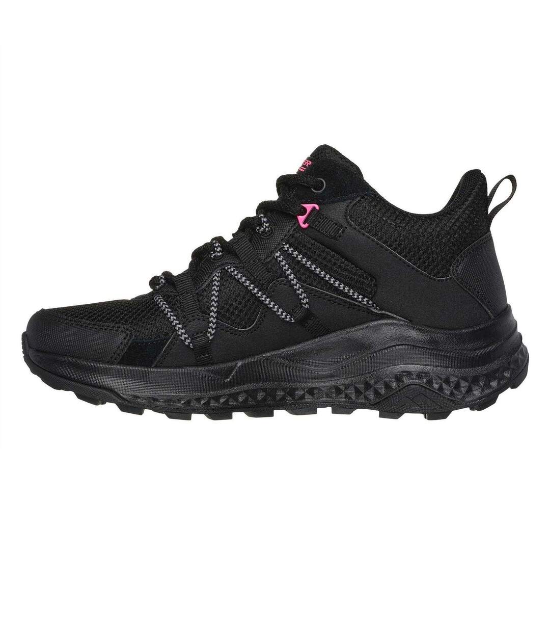 Womens/ladies Lunatrail Logo Trainers Black Skechers-2