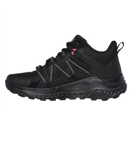 Womens/ladies Lunatrail Logo Trainers Black Skechers