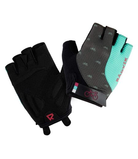 Gants De Cyclisme Runde Femme Opale Vert Kaki Foncé Noir Radvik
