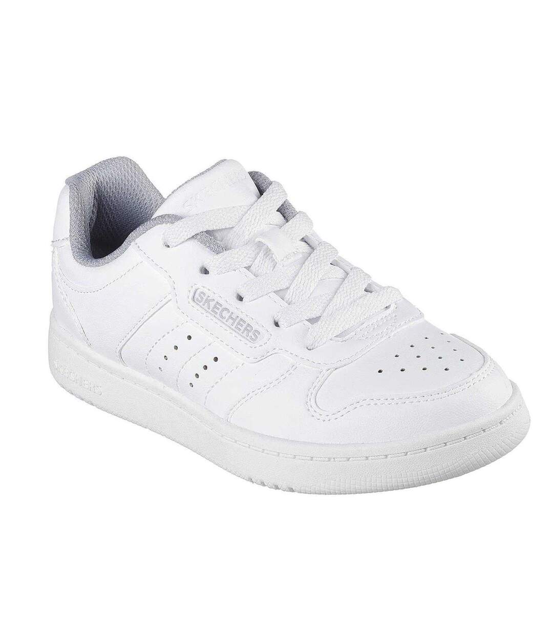 Chaussures Q Street Homme Blanc Skechers-1