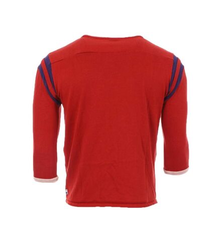 T-shirt Manches 3/4 Rouge Homme Scotch & Soda Heroes - S