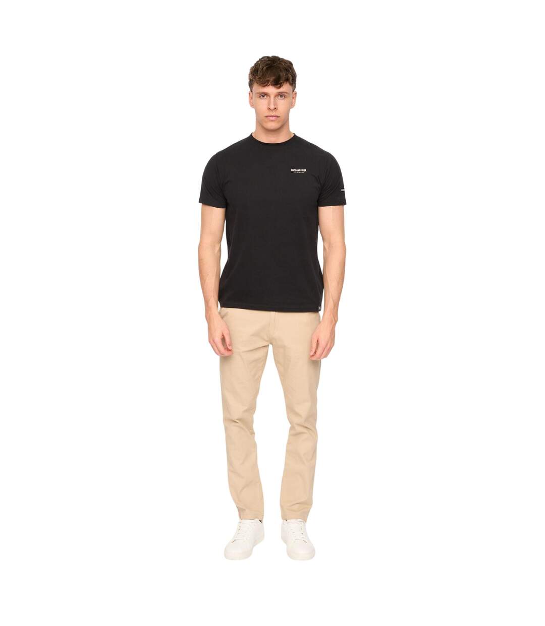 Chino Everett Homme Beige Gris Duck And Cover-1