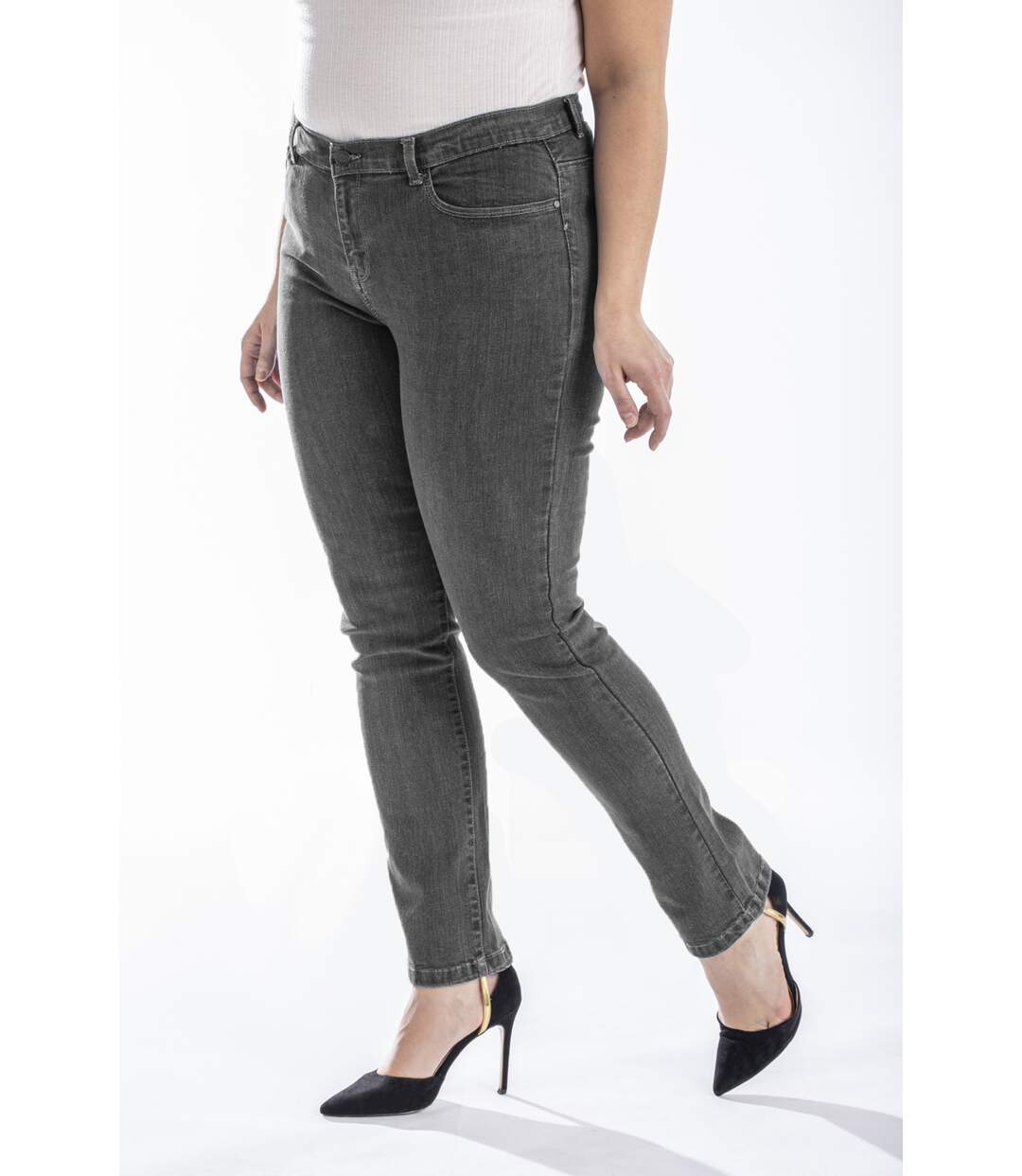 Jeans coupe droite denim stretch OBR16 'OBER'