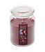 Bougie Parfumée en Verre Couvercle 510g Fruits Rouges-1