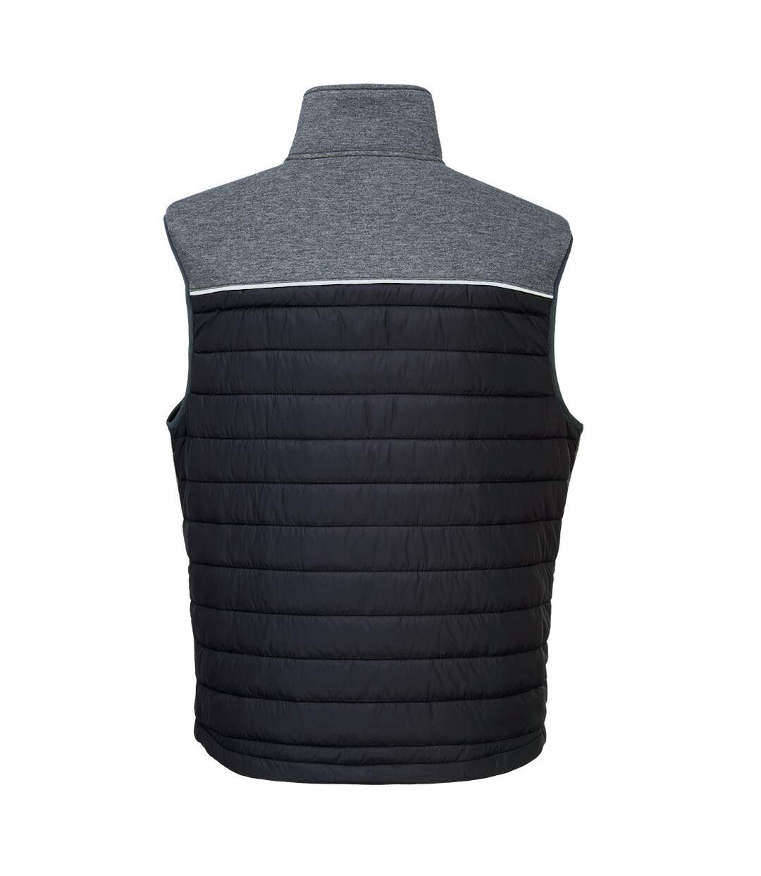 Mens dx4 baffled hybrid gilet metal grey Portwest-2