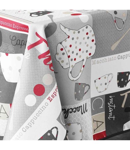 Nappe Imprimée Déjeuner 150x240cm Gris