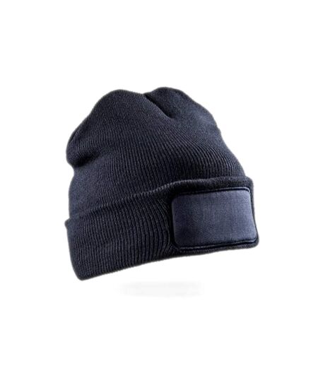 Result Adults Unisex Double Knit Printers Beanie (Navy) - UTPC3760