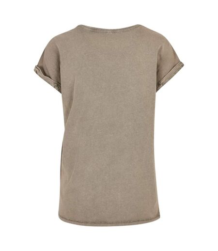 T-shirt Femme Kaki Foncé Build Your Brand
