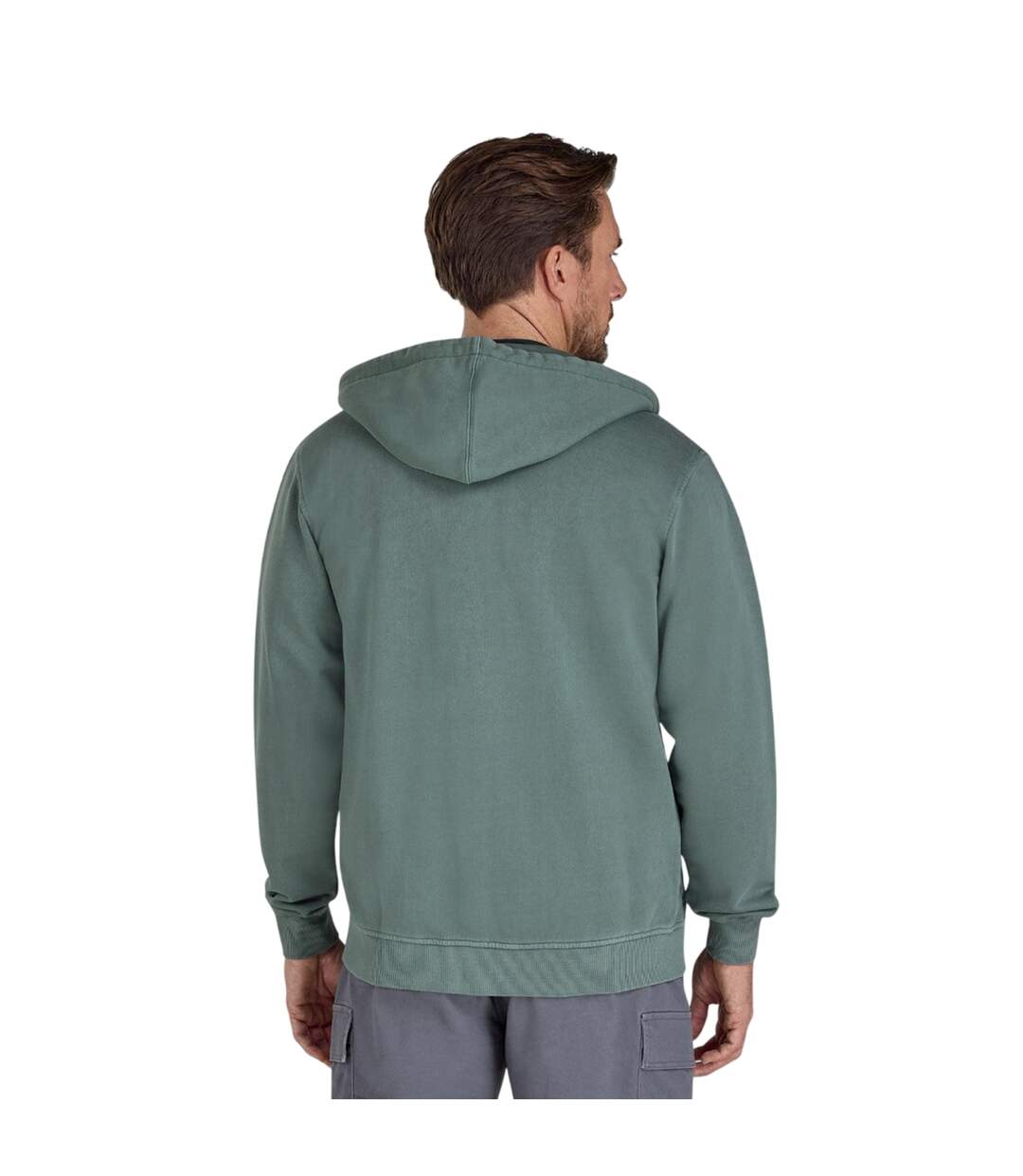 Veste À Capuche Homme Vert Kaki Raging Bull-3
