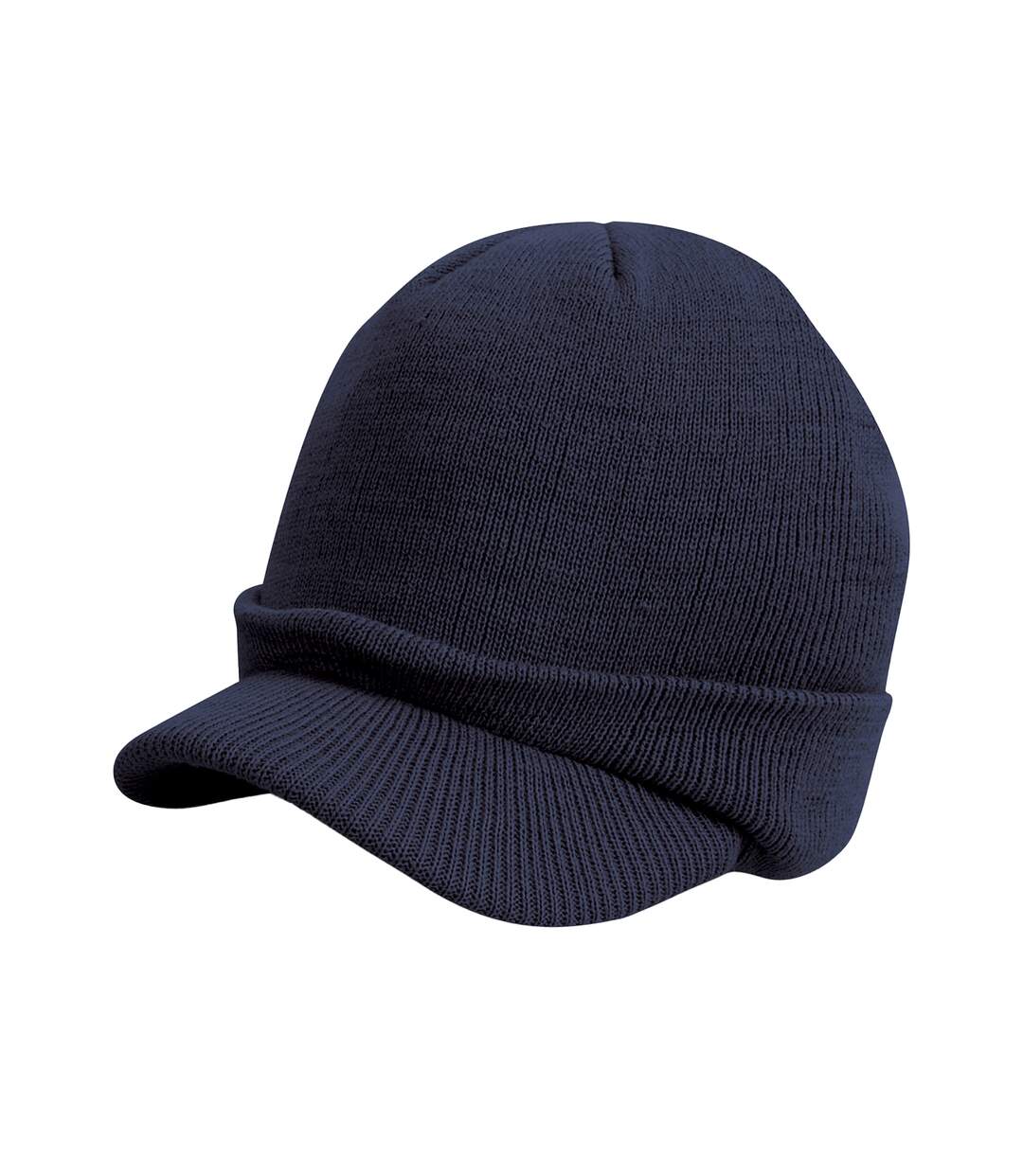Esco army knitted hat navy Result Winter Essentials-1