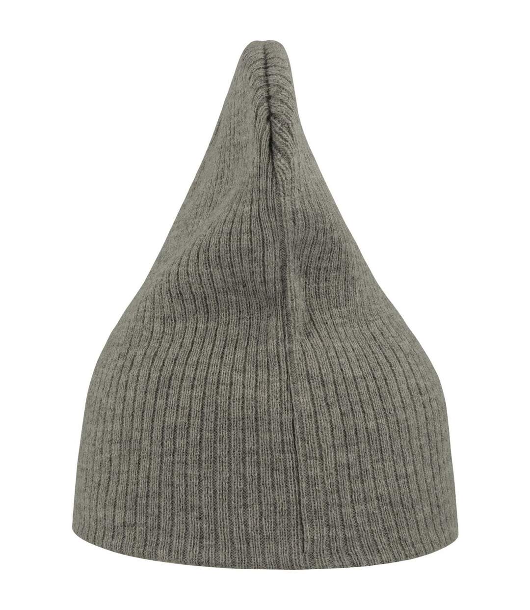 Unisex Adult Brad Recycled Slouch Beanie Light Grey Melange Atlantis-3