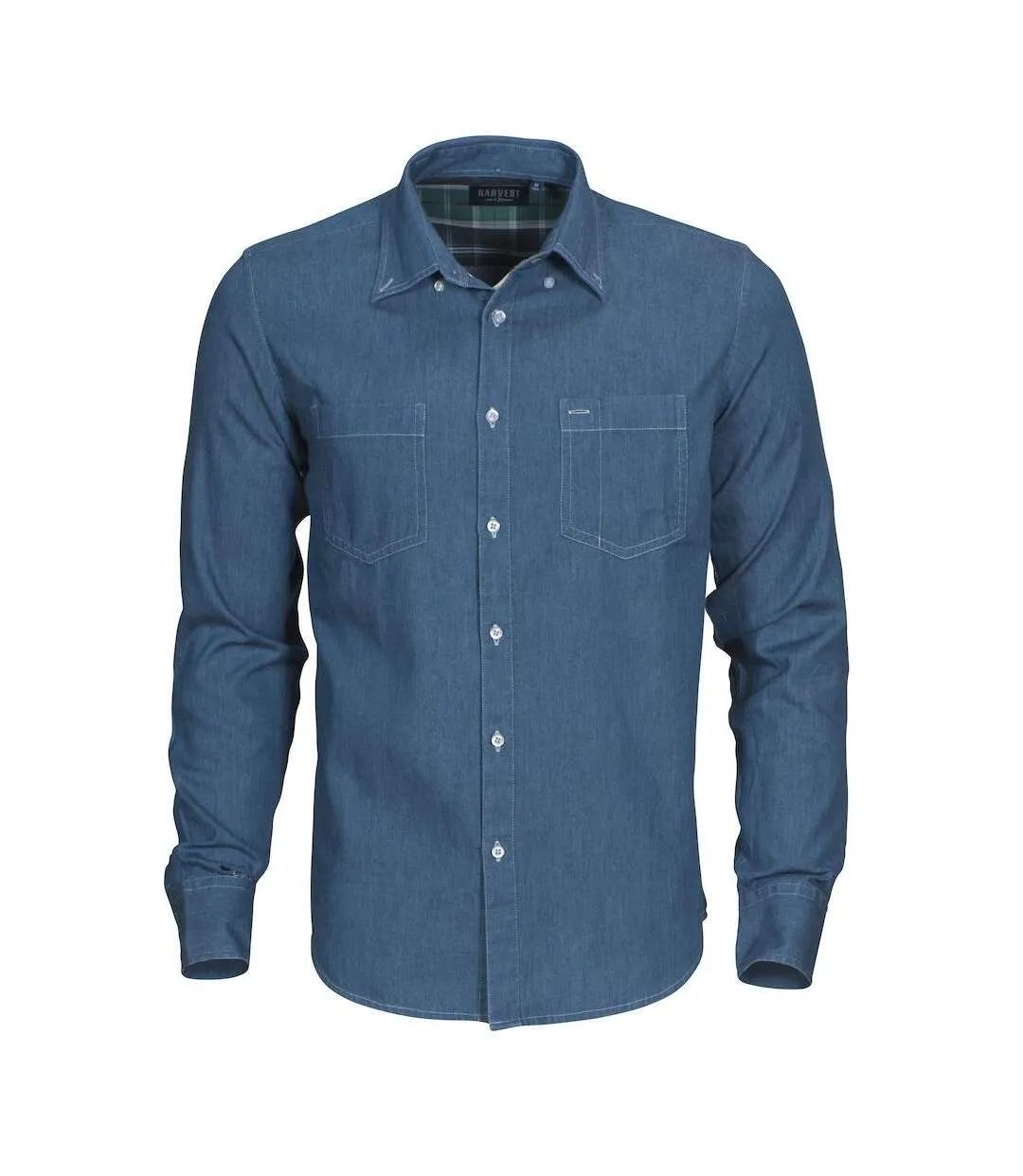 Chemise Jupiter Homme Bleu James Harvest-1