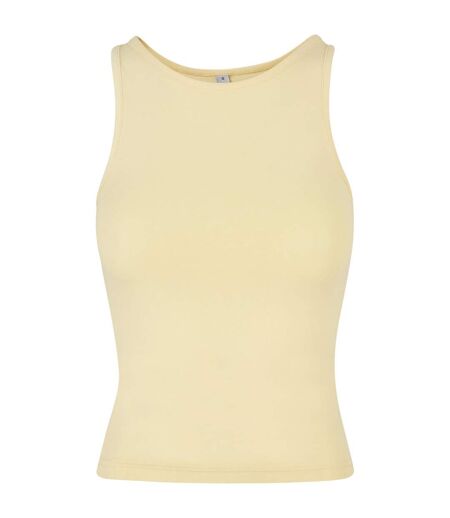 Débardeur Femme Jaune Pâle Build Your Brand