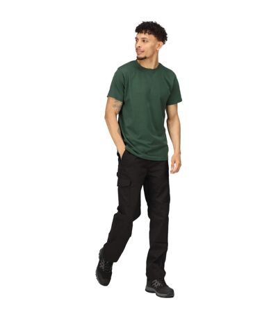 Mens Cotton Soft Touch T-shirt Dark Green Regatta Professional
