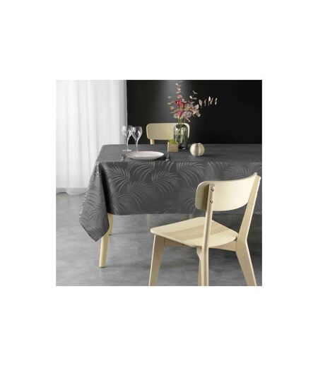 Nappe Jacquard Plumette 140x240cm Anthracite