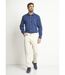 Chemise manches longues uni ou carreaux coton-3
