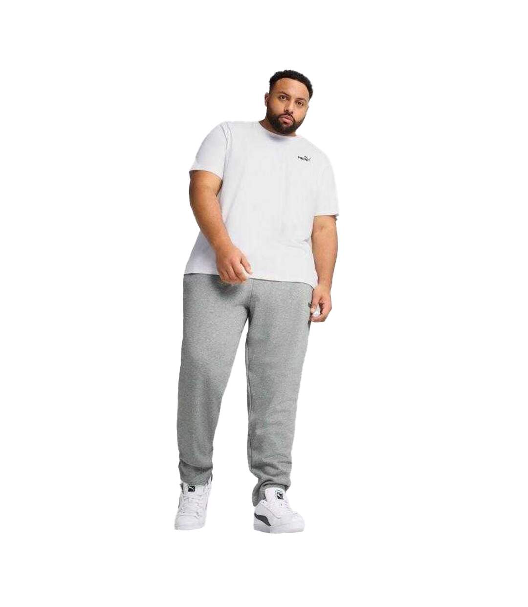 T-shirt Style Petit Logo Essentials No Homme Blanc Puma-1