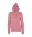AWDis Just Hoods - Sweatshirt à capuche - Femme (Rose poudreux) - UTRW3481