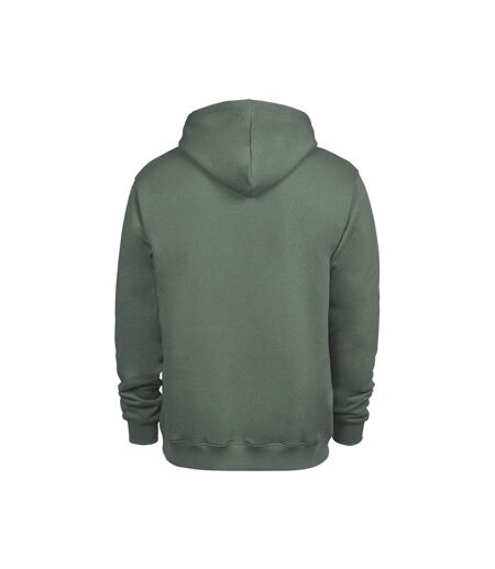 Sweat À Capuche Homme Vert De Gris Tee Jays