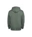Sweat À Capuche Homme Vert De Gris Tee Jays-2