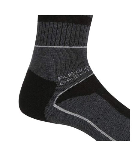 Chaussettes samaris homme noir / gris foncé Regatta