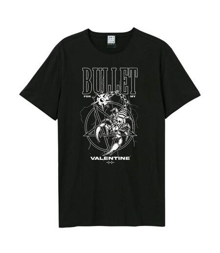 T-shirt flail scorpion adulte noir Amplified