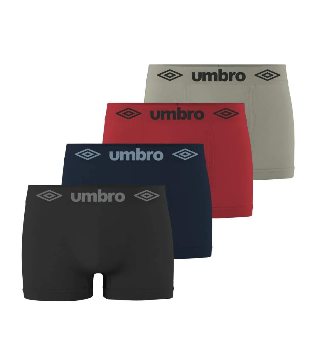 Lot de 4 boxers homme sans couture Seamless Umbro-1
