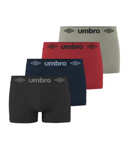Lot de 4 boxers homme sans couture Seamless Umbro