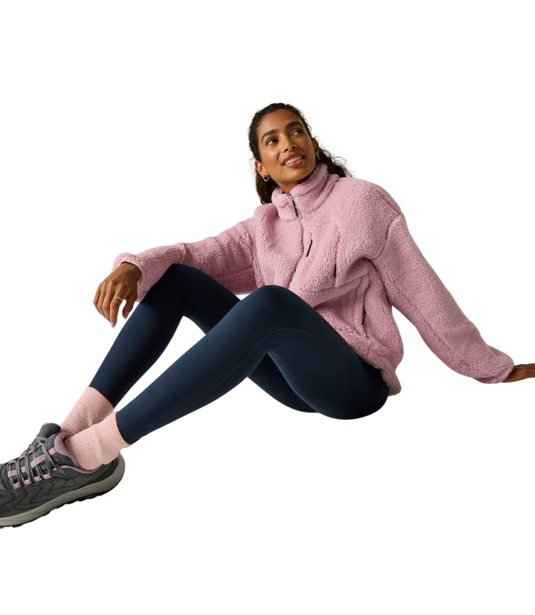 Legging Outdoor Comfort Femme Bleu Marine Regatta-4
