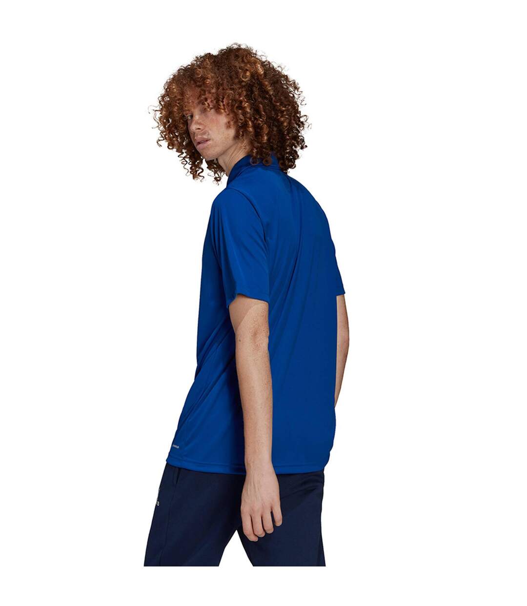 Polo Entrada Homme Bleu Adidas-4