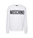 Pull Motif/style Vif Homme Blanc Moschino-2