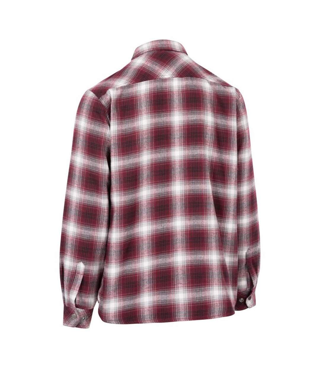 Mens hallawood checked shirt merlot Trespass