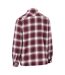 Trespass Mens Hallawood Checked Shirt (Merlot) - UTTP5928