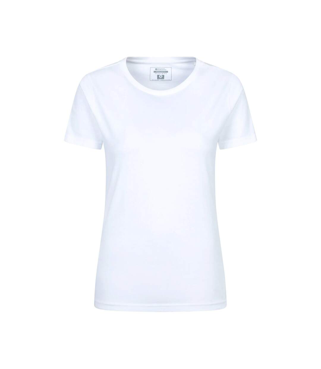 T-shirt basic femme blanc Mountain Warehouse-1