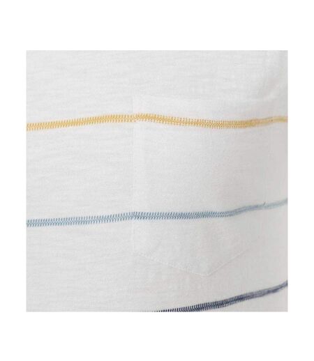 T-shirt Motif/style Rayé Femme Blanc Vert Lazy Jacks