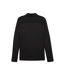 Mens Quarter Zip Track Top Black Puma-3