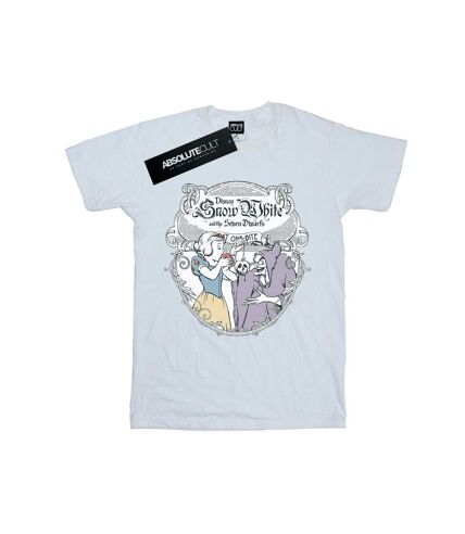 Disney Princess Womens/Ladies Snow White Apple Bite Cotton Boyfriend T-Shirt (White) - UTBI42724