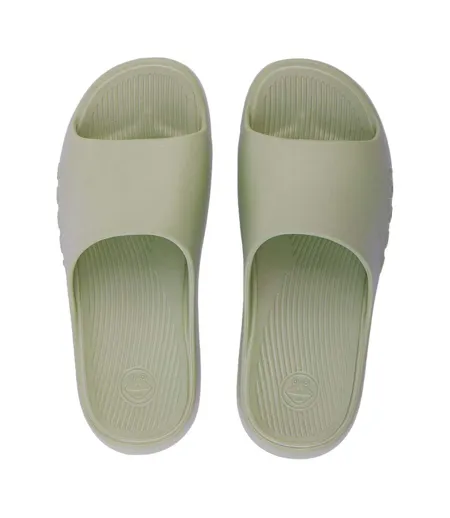 Claquettes Lou Femme Vert Coqui
