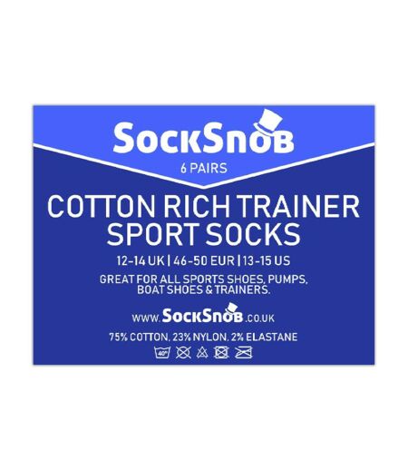 6 Paires Homme et Femme Coton Sport Basses Courtes Chaussettes Socquettes