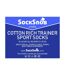 6 Paires Homme et Femme Coton Sport Basses Courtes Chaussettes Socquettes-2