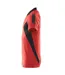 Mens Accelerate Polo Shirt Traffic Red Black Mascot-3