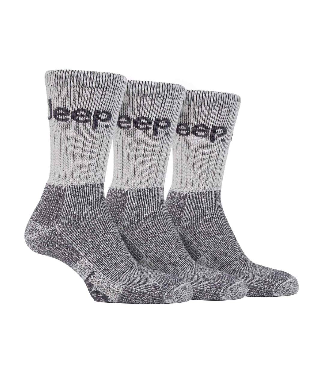 3 Paires Chaussettes de Randonnée Homme Coton-1