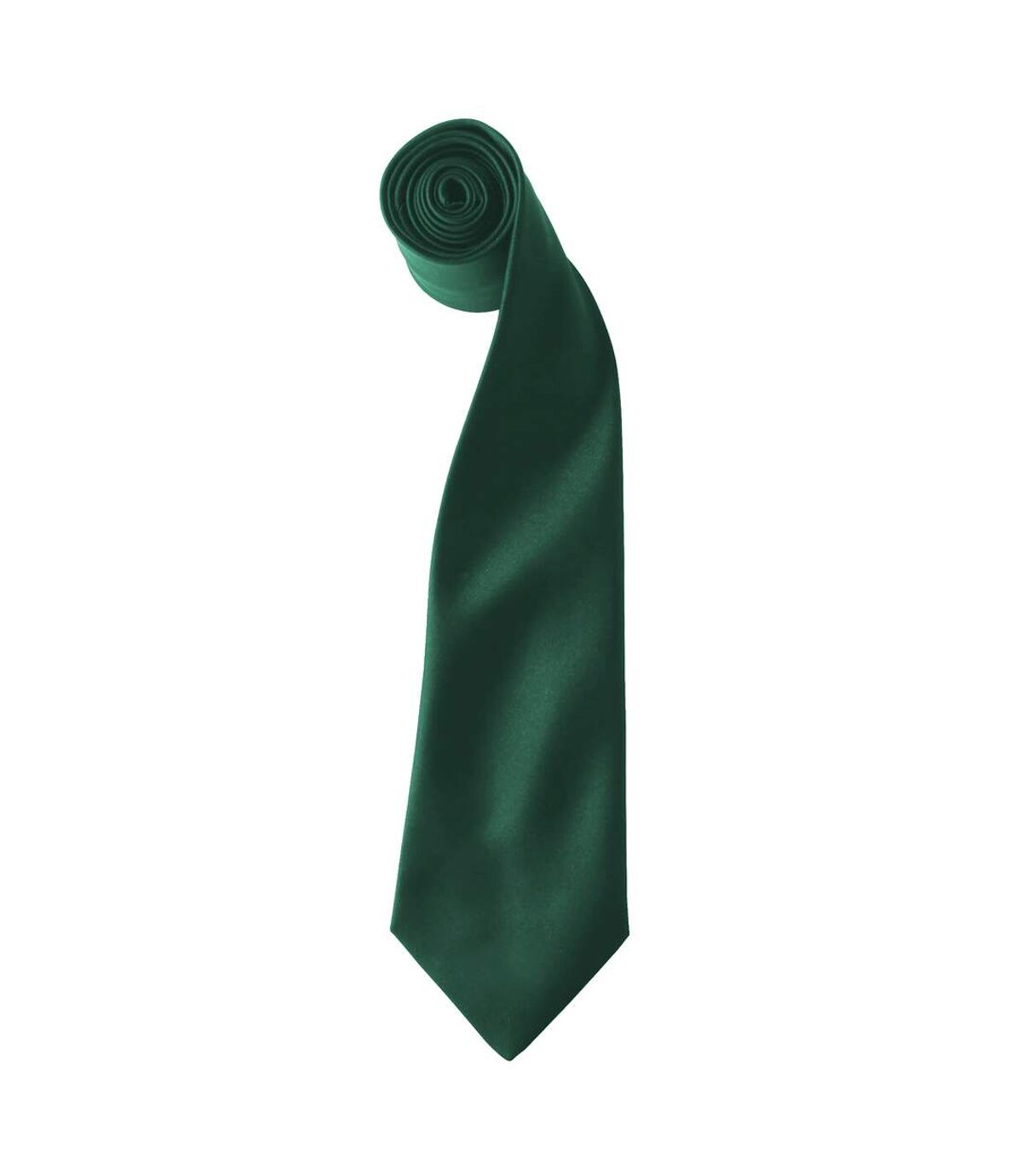 Premier Colours Mens Satin Clip Tie (Pack of 2) (Bottle) (One size) - UTRW6940