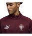 Mens Lightweight Fitted Tracksuit Top Red Green Puma-4