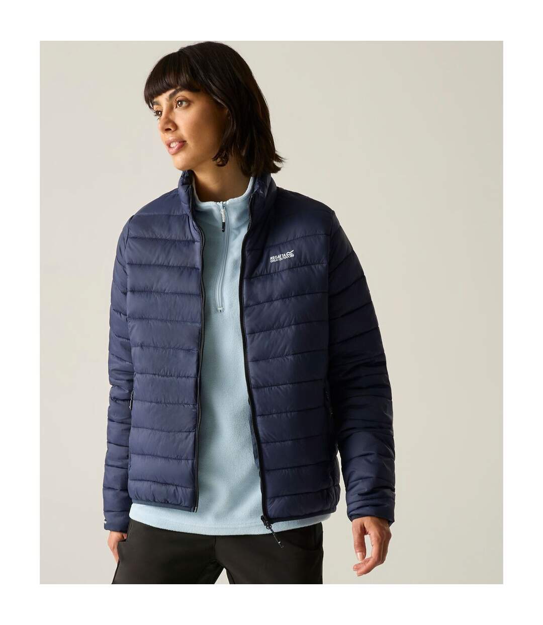 Doudoune Motif/style Matelassé Marizion Femme Bleu Marine Regatta-1