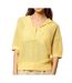 Polo jaune femme kaporal laiza-1