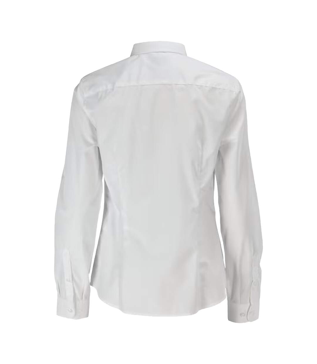 Womens/ladies Frontline Poplin Shirt White Mascot-2